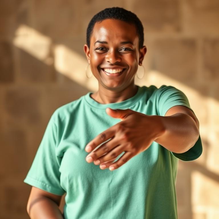 Volunteer portrait for a cause campaign